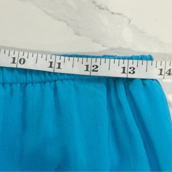 Talbots Silk Blend Tiered Boho Maxi Skirt - Picture 11 of 11